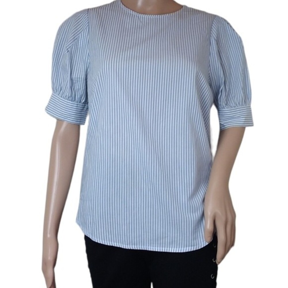 Popsugar Puff sleeve Striped Top
